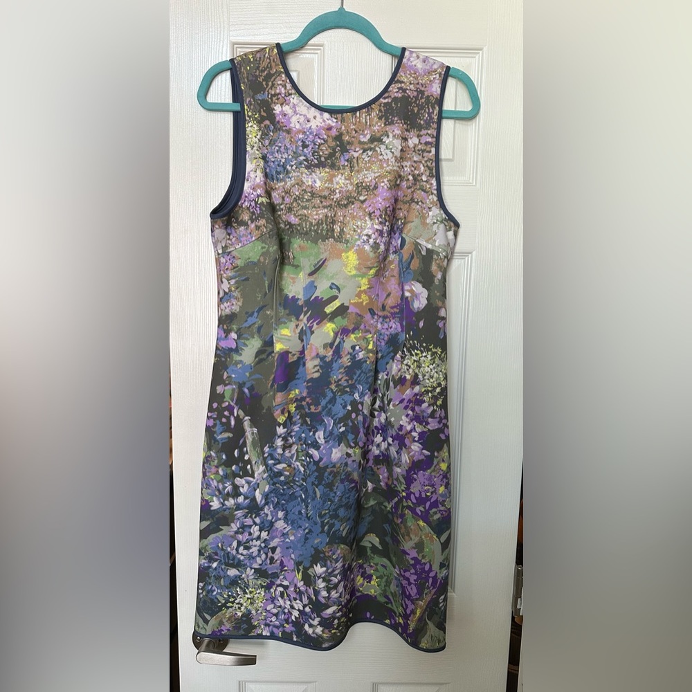 White House Black Market Multicolor Floral Mini Dress